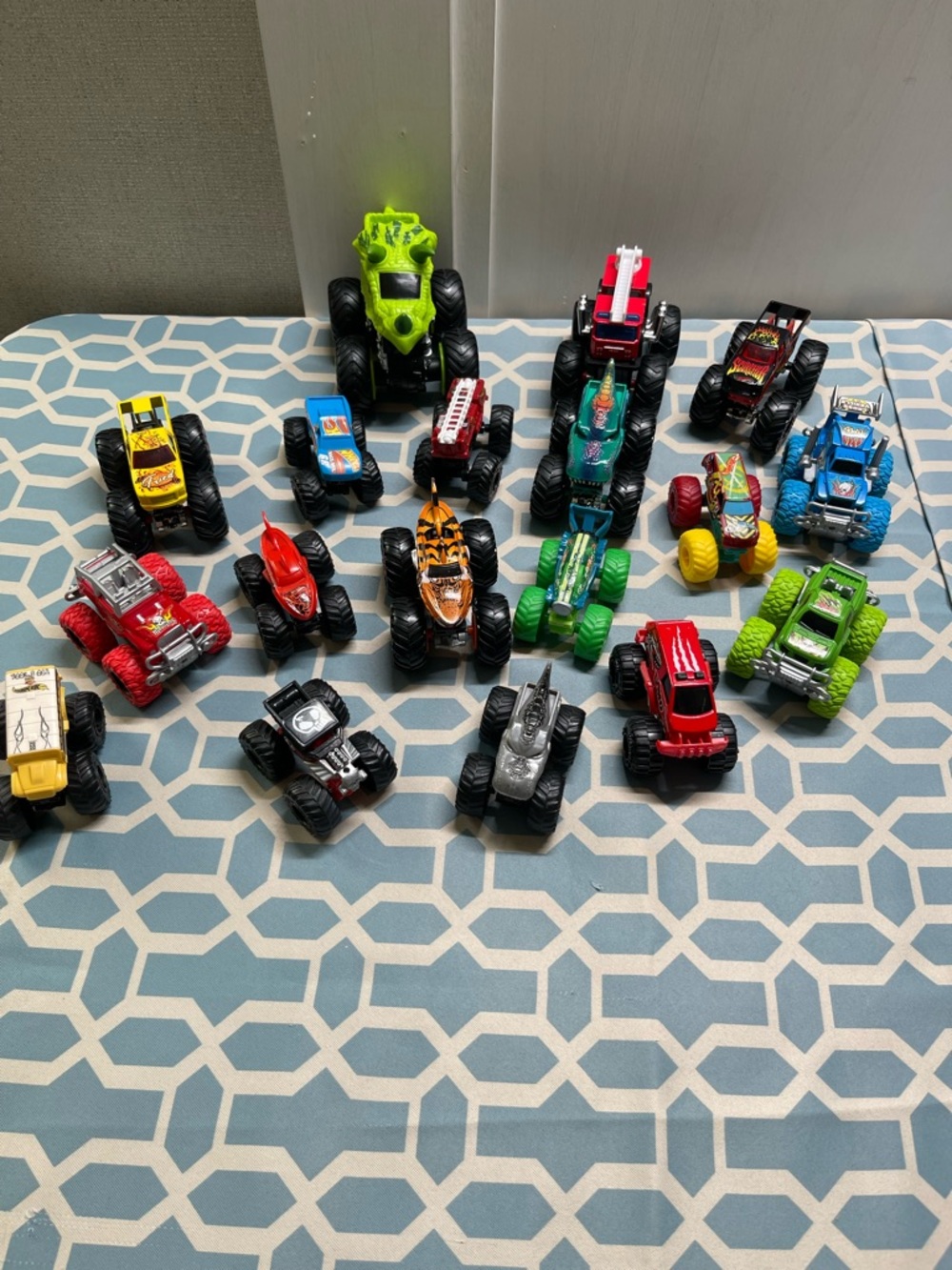 Assorted Kids Monster Truck Toy Lot - Multicolor